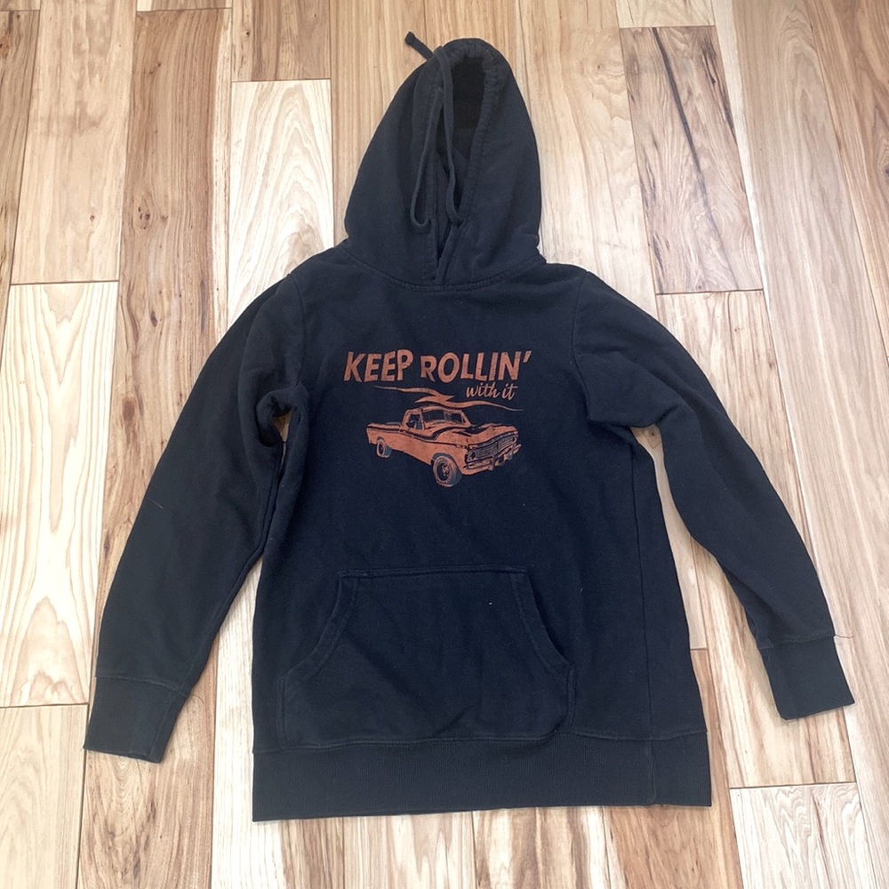 blended clothing hoodie black sz med